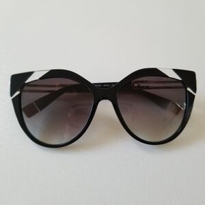 Furla Cat Eye Sunglasses Black New Style SFU683